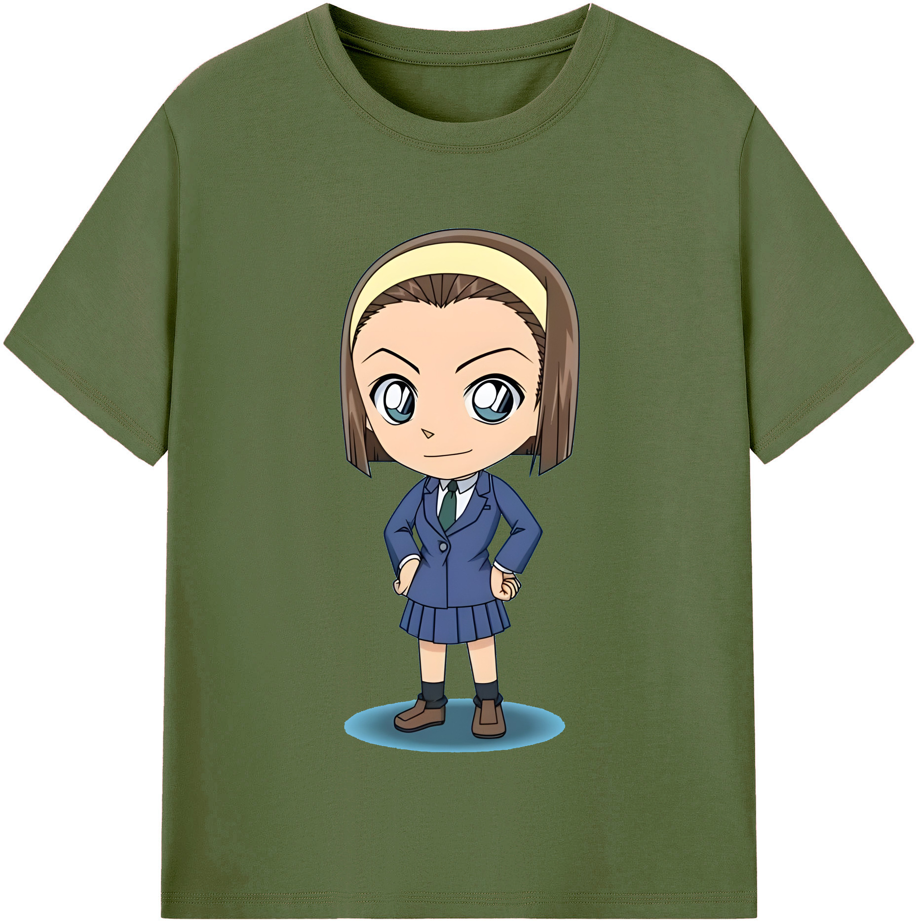 （画像用） 名探偵コナン 吉田 歩美 よしだ あゆみ Detective Conan my Yeager 綿100％半袖Tシャツ（フロントプリント）